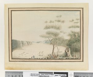 View in Broken Bay New South Wales. March 1788 by William Bradley