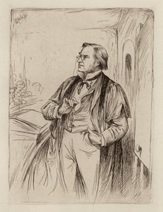 Simon Somerville Laurie, Professor of the Theory, History, and Practice of Education (engraving) by William Brassey (after) Hole