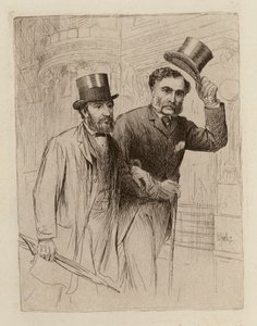 Thomas Smith Clouston, Lecturer on Mental Diseases; Douglas Argyll Robertson, Lecturer on Diseases of the Eye by William Brassey (after) Hole