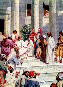 Jesus is taken to Pontius Pilate by William Brassey Hole