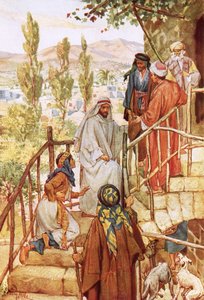 Jesus testing the faith of a woman by William Brassey Hole