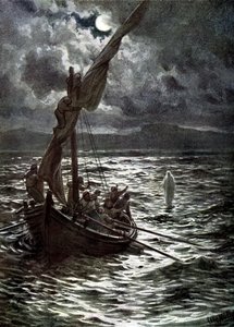 Jesus Walks on the Water - Bible by William Brassey Hole