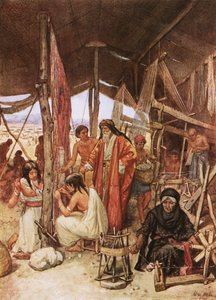 Moses Inspecting the Weaving and Embroidering of the Hangings of the Tabernacle