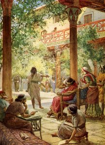 Nathan the Prophet Renounces the Sin of David by William Brassey Hole