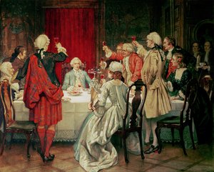 Prince Charles Edward Stuart in Edinburgh, 1745 by William Brassey Hole