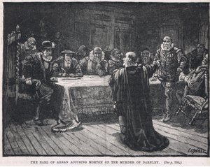 The Earl of Arran accusing Morton of the murder of Darnley by William Brassey Hole