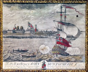 To His Excellency John Montgomerie Esq. (View of Fort George) by William Burgis