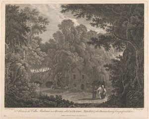 A View in the Villa Madama, near Rome, called II Teatro by William Byrne