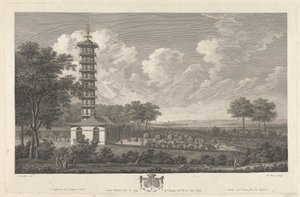 Chinese Pavilion in European Landscape by William Byrne