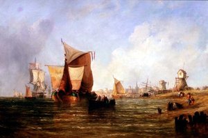 Shipping on the Dort, Holland
