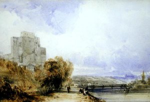 Chateau de Montboucher by William Callow