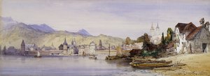 Lucerne from the Lake by William Callow