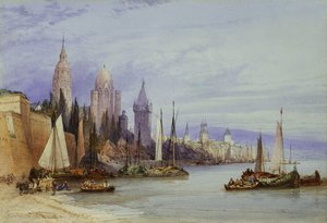 Mayence, on the Rhine, 1895 by William Callow