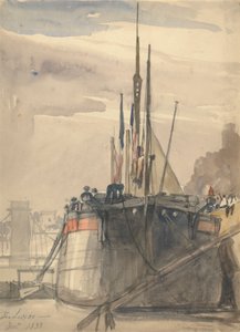 The Luxor, Paris, December 1833 by William Callow