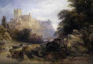 The Town and Castle from the River, c.1860 by William Callow