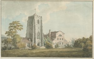 Ranton Abbey (watercolour) by William Carter
