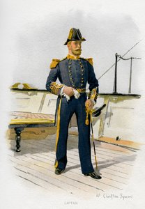 Royal Navy Captain, c1890-c1893 by William Christian Symons