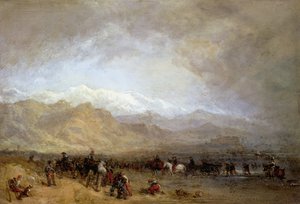 French Troops Fording the Magra by William Clarkson Stanfield