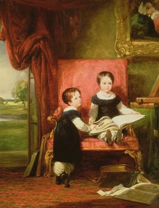 Lord Charles and Lord Thomas Pelham Clinton by William Collins