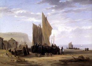 On the Coast of Yarmouth (one of a pair)