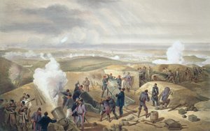 A Hot Day in the Batteries, plate from 
