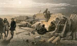A quiet night in the Batteries, Greenhill Battery (Major Chapman