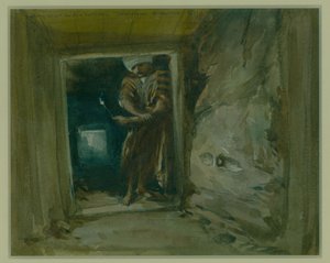 Gallery under Golden Gateway, Jerusalem, 1871