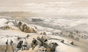 Sebastopol from the 26 Gun Battery on the Extreme Right of the French Attack by William Crimea Simpson
