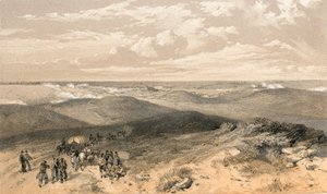 Sebastopol from the Rear of the English Batteries by William Crimea Simpson