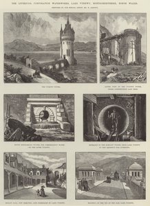 The Liverpool Corporation Waterworks, Lake Vyrnwy, Montgomeryshire, North Wales by William Crimea Simpson