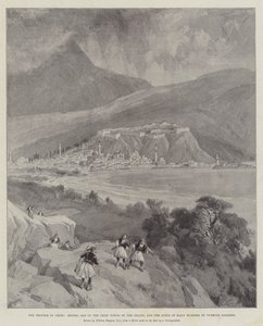 The Trouble in Crete, Retimo, one of the Chief Towns of the Island, and the Scene of many Murders by Turkish Soldiers