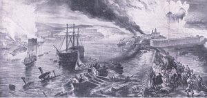 The fall of Sevastopol and the retreat of the Russians, 8 September 1855