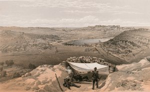 The town batteries or interior fortifications of Sebastopol, 23 June 1855 by William Crimea Simpson