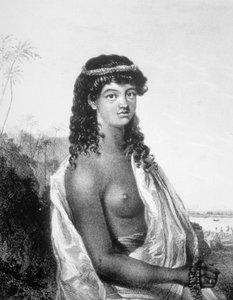 Young Girl of the Sandwich Isles (Hawaii) by William Dampier