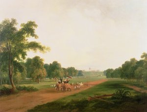 A Hunting Party in India by William Daniell