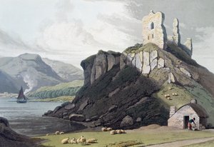 Aros Castle, Isle of Mull, Scotland, 1818 by William Daniell