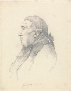 Portrait of Dominic Serres by William Daniell