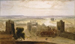 View from the Round Tower, Windsor Castle, 1827