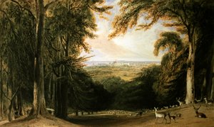 Wooded landscape, Windsor by William Daniell