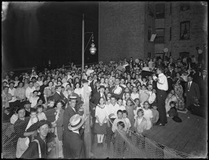 Evangelistic Society Meeting, East 79th Street and Avenue A, New York City, July 24, 1914 by William Davis Hassler