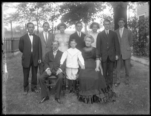 McGovern family, Creston Avenue, Bronx, c.1911 by William Davis Hassler