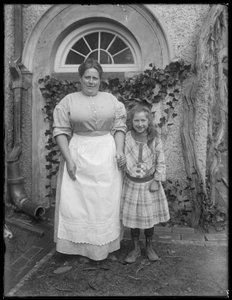 The caretaker of Washington Irving House in Irvington-on-Hudson by William Davis Hassler