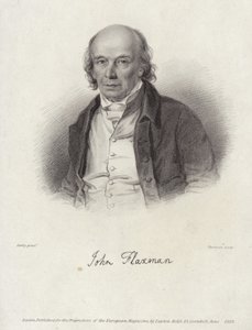 Portrait of John Flaxman by William Derby