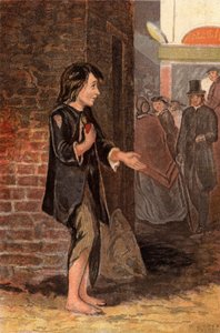 A Child Begging for Money to Buy Bread