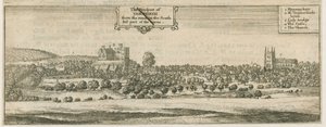 Tamworth - Panorama by William Dugdale