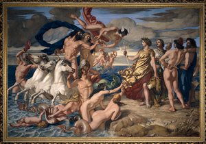 Neptune resigning the Empire of the Seas to Britannia by William Dyce