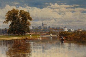 A view of Windsor from the Thames