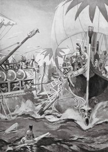 The Defeat of an Ionian Fleet by William Edward (after) Wigfull