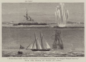 HRH the Prince of Wales at Cowes