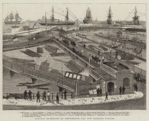 Railway Extension at Portsmouth, the New Harbour Station